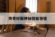 传奇好服神秘技能领悟