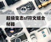 超级变态sf符文组合秘籍