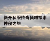 新开私服传奇仙域探索神秘之旅